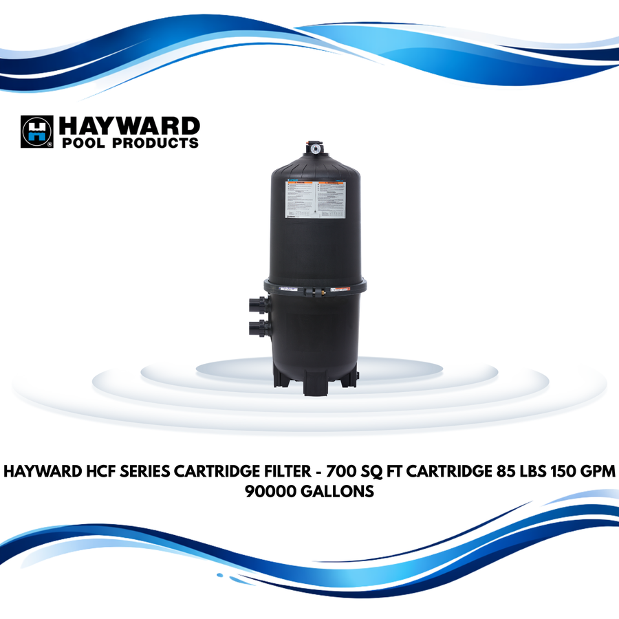 Hayward Hcf Series Cartridge Filter - 700 Sq Ft, Cartridge, 85 Lbs, 150 Gpm, 90000 Gallons