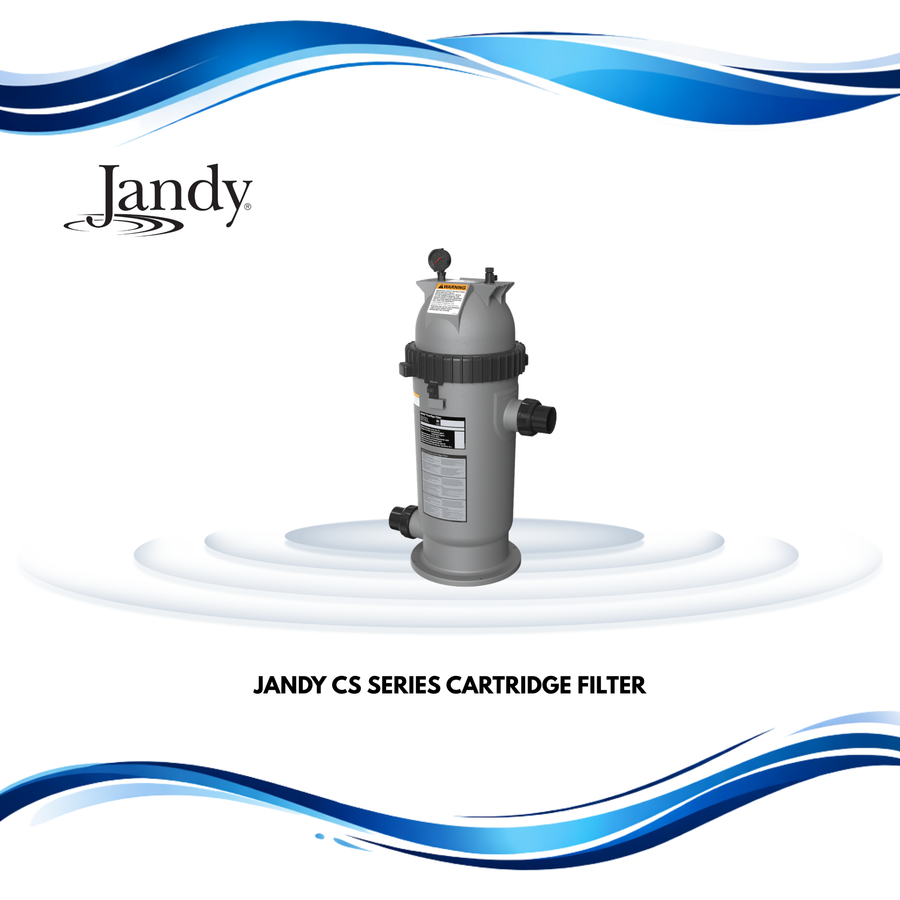 Jandy CS100 Single-Cartridge Pool Filter, 100 sq ft