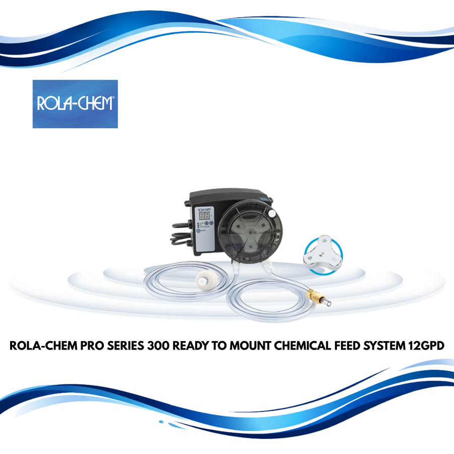 Rola-Chem Pro Series 300 Ready to Mount Chemical Feed System, 12GPD