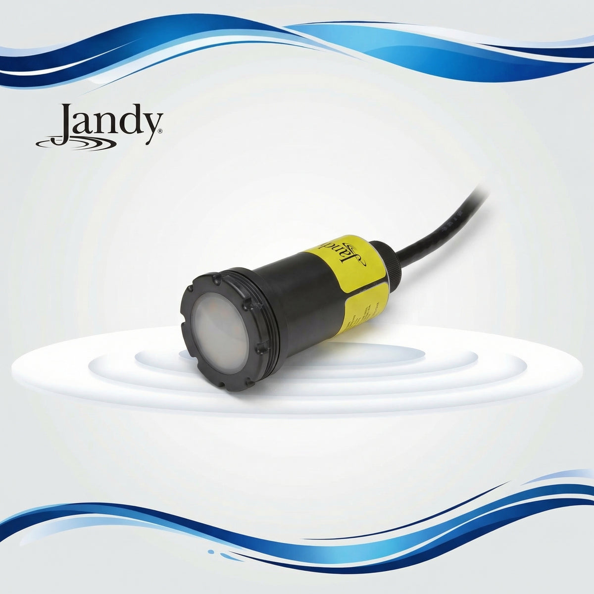 Jandy WaterColors Nicheless HydroCool Pool & Spa LED Lights, RGBW, 12 V, 24 W, 100' Cord, 2 Amp, 5 1/2" Long (view 2)