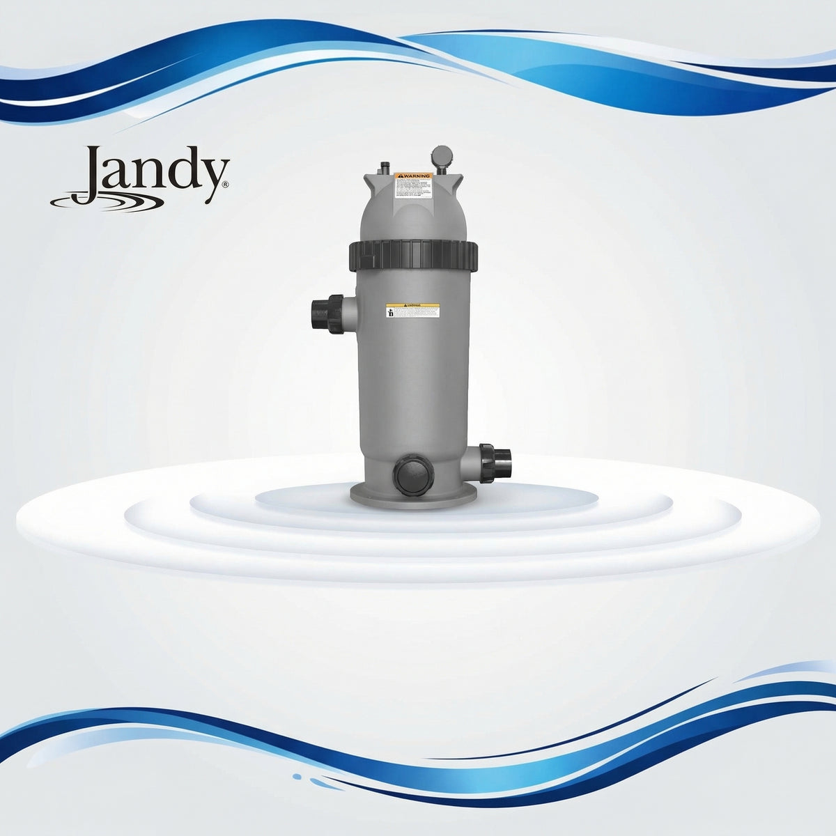 Jandy CS Series Cartridge Filter, Single Cartridge, 150 sq. ft, 125 GPM, 60,000 gallons (view 2)