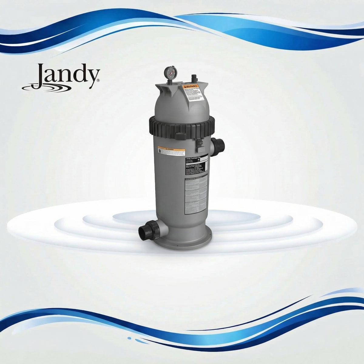 Jandy CS Series Cartridge Filter, Single Cartridge, 150 sq. ft, 125 GPM, 60,000 gallons (view 3)