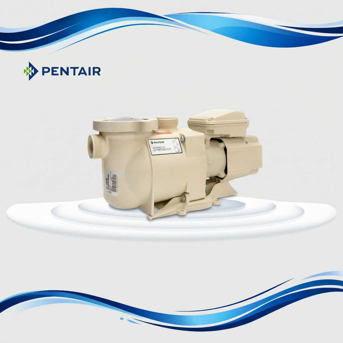 Pentair SuperFlo High Performance Pump, Single Speed, 1.1 THP, 115/208-230 V, 60 Hz (view 2)